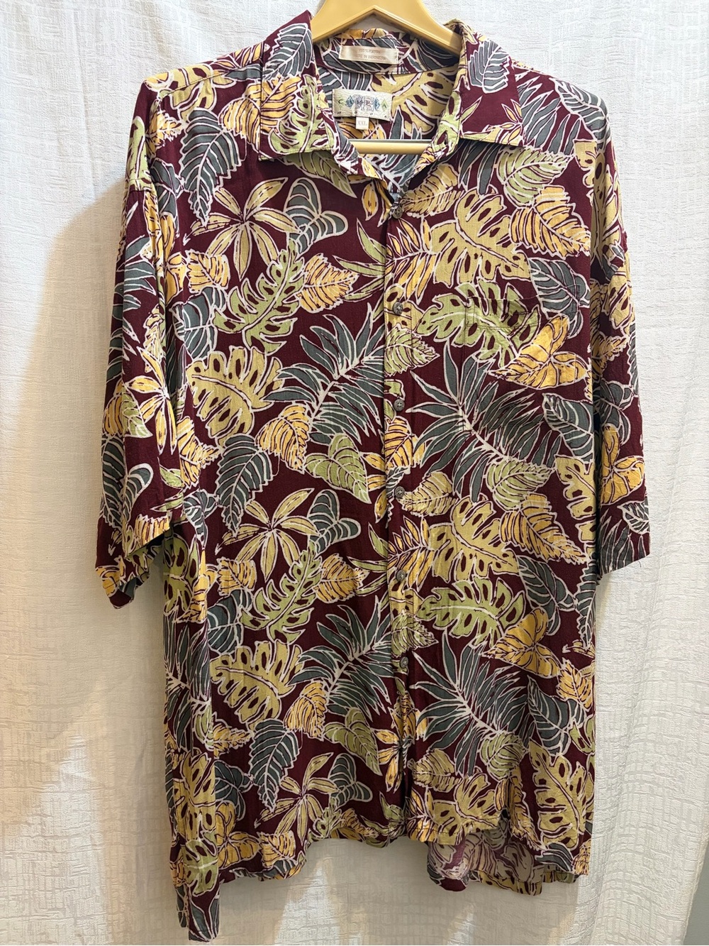 Campia Moda Tropical Print Short Sleeve Shirt